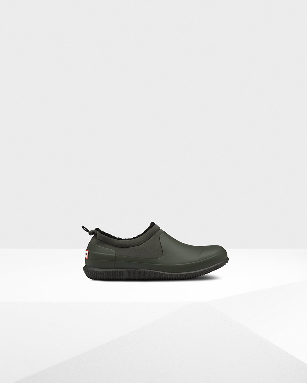 Zapatillas Hunter Hombre - Original Insulated Sherpa - Verde Oscuro Oliva - NZGJWCH-54